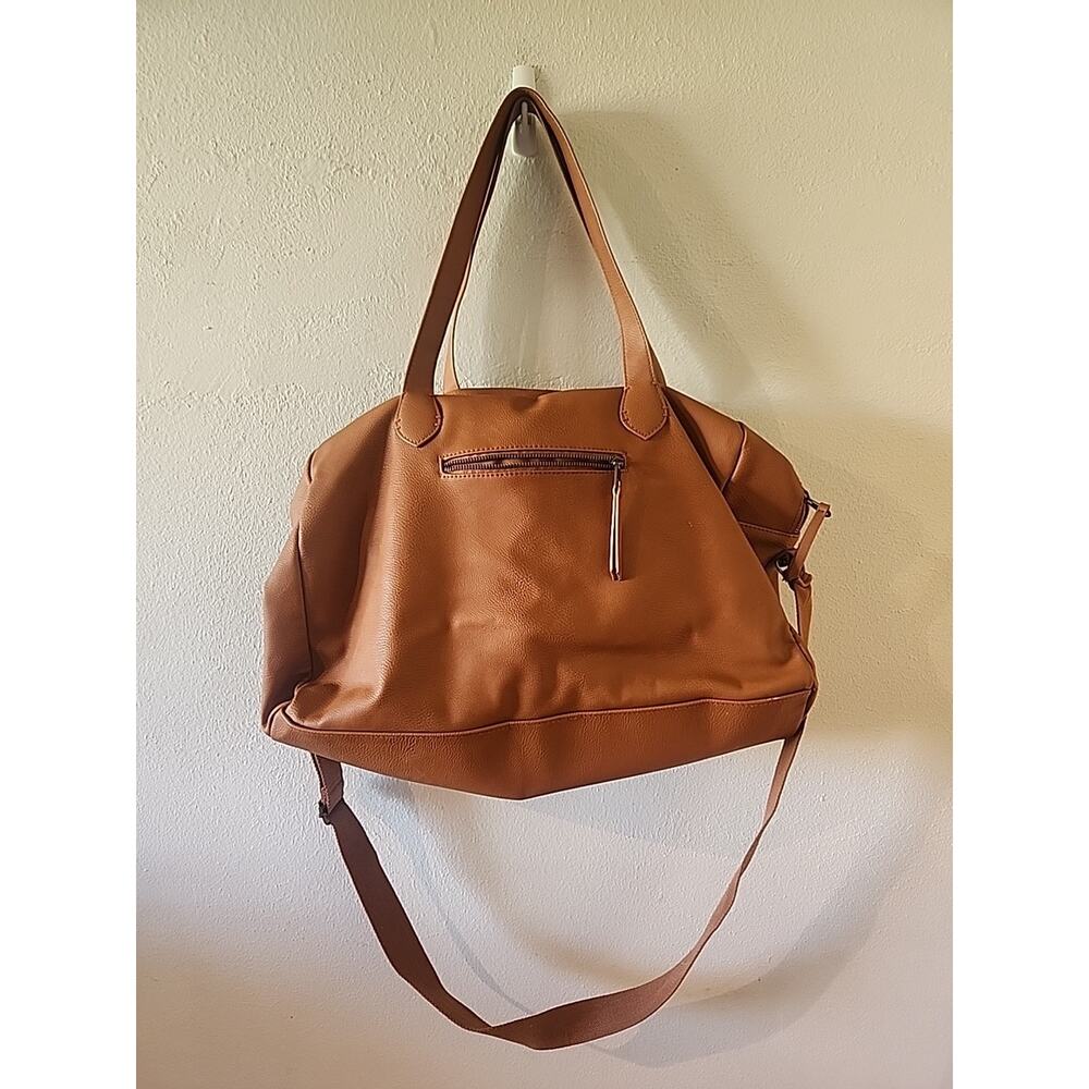 Foundational Weekender Bag - Universal Thread Faux Leather Brown Travel Bag